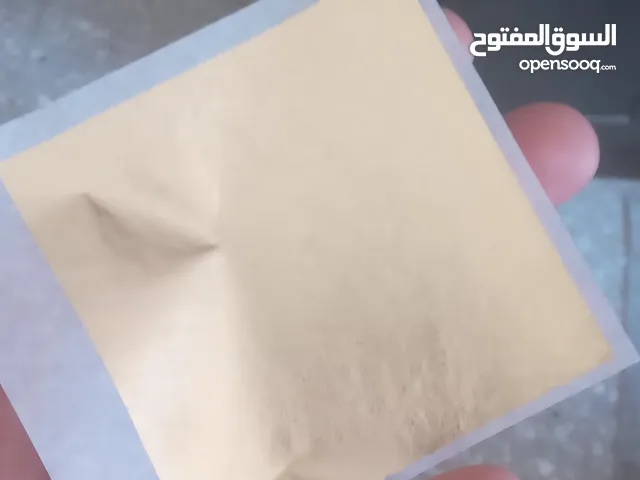 ورق ذهب عيار 22 للبيع بسعر مغري جدة