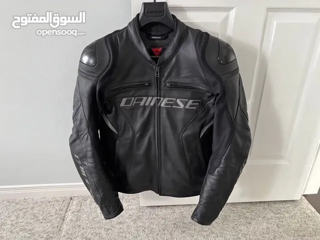 Dainese Motorcycle Motorbike Racing Leather Track Jacket Including CE Armours Installed