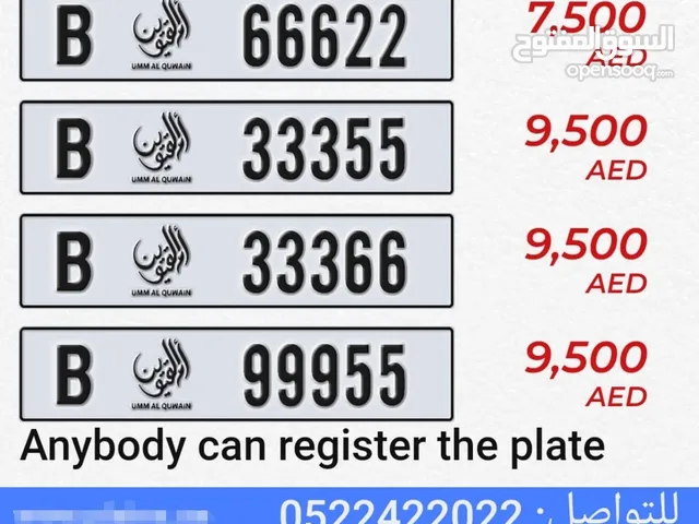 Special number plates with ownership