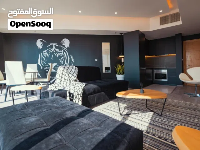 شقة مفروشة غرفة وصالة للايجار في برج داماك العبدلي . طابق 26