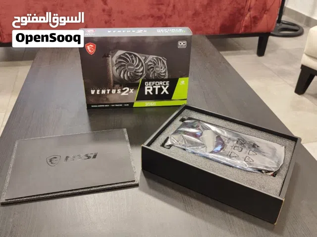 وحش الألعاب والتصميم! كرت شاشة MSI RTX 3060 OC Edition 12GB بحالة الوكالة