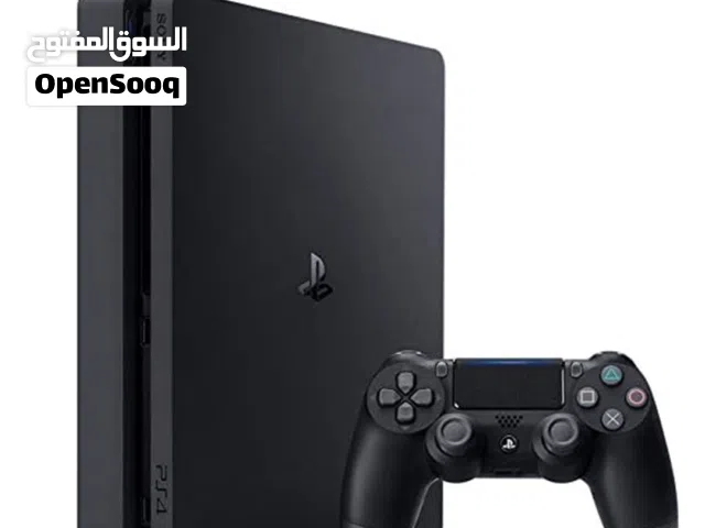 بلاستيشن فور 4 Ps4 slim مع ثلاث ايدين  و 6 سيديهات