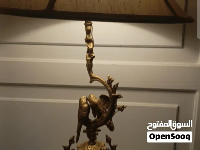تيبل لامب جوز نحاس ارتفاع 90سم شغل فرنسي