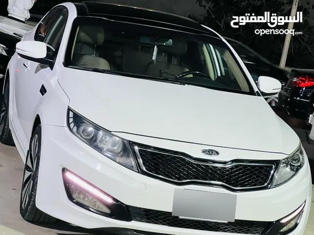 كيا ابتيما 2013 سياره الدار فل رقم 1سياره لله يبارك ماشي الاصلي صالون بيج عيب لا بي ادن لله سياره قدامك