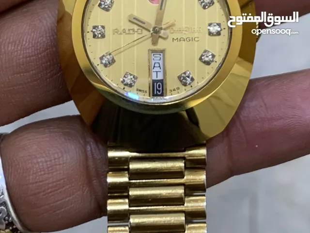 ساعة رادو رجالي اوتوماتيك نظيفة جدا تعمل بكفاءة عالية
