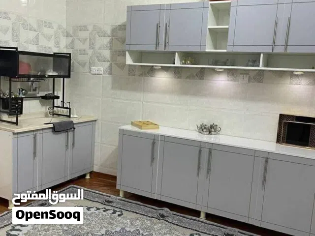 كاونتر وملحق mdf قياس مترين مع سنك مترو20مرمر بسعر 260الف