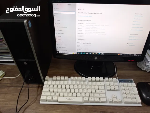 كمبيوتر نوع hp ,core i5 مستعمل بحالة الجديد وكالة للبيع