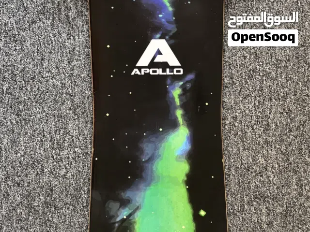 لونغ بورد Apollo احترافي مع عجلات إضافية + أداة + منظف Grip Tape