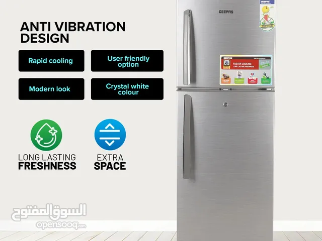 GEEPAS DOUBLE DOOR REFRIGERATOR FREE STANDING DURABLE DOUBLE DOOR REFRIGERATOR for sale