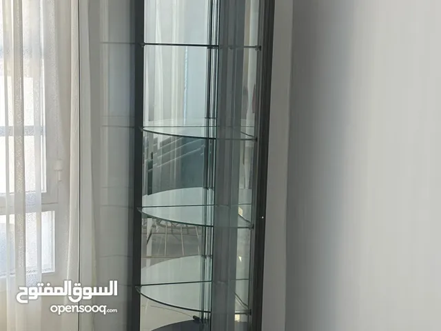 رفوف زينة زجاجية