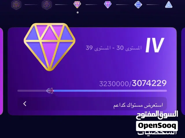 تيك توك ليفل دعم عالى للبيع سعر يبدا من 750 درهم