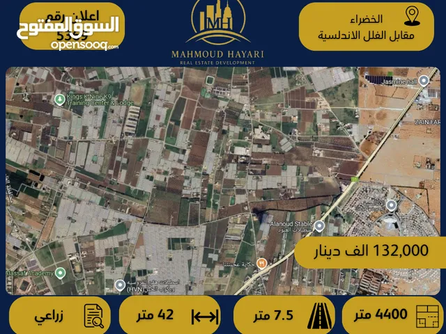 Farm Land for Sale in Amman Al-Khadra'