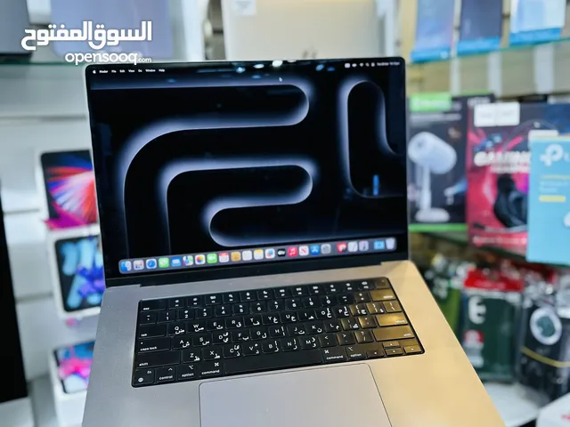 Apple MacBook Pro (16-inch,M1 Pro chip with 10-core CPU and 16-core GPU,16GB RAM,512gb) silver clr