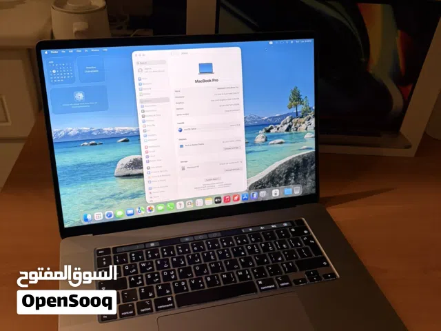 MacBook Pro 16inch Core i9 - 32GB Ram - 1TB