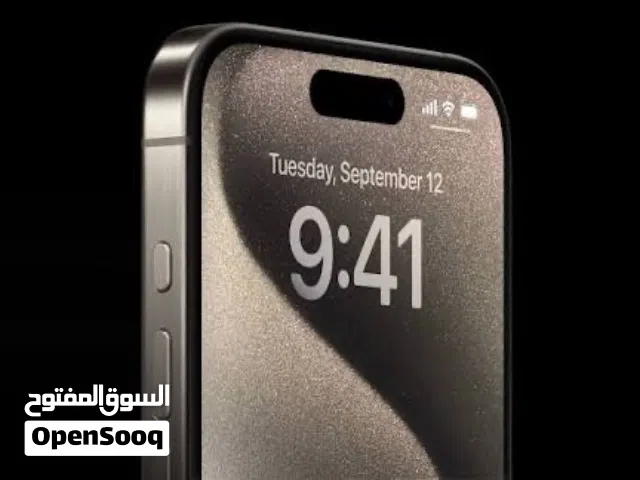 آيفون 15 برو ماكس لؤلؤي مستعمل بحالة ممتازة 1TB