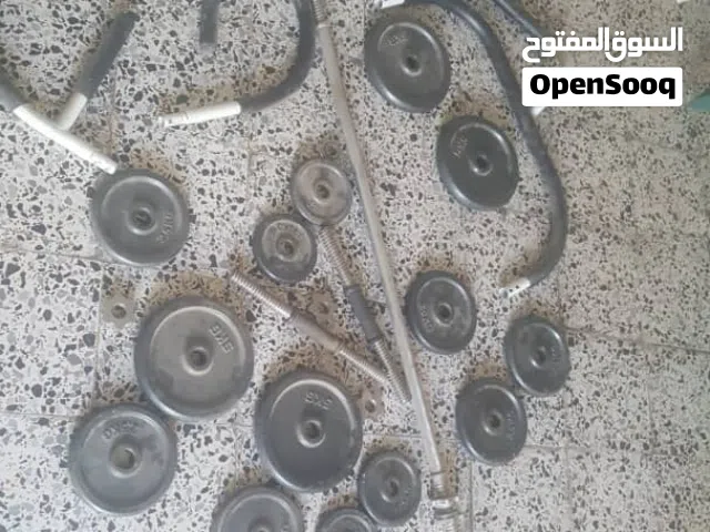 اوزان حرة 40كيلو مع ادوات الظهر والعقلة