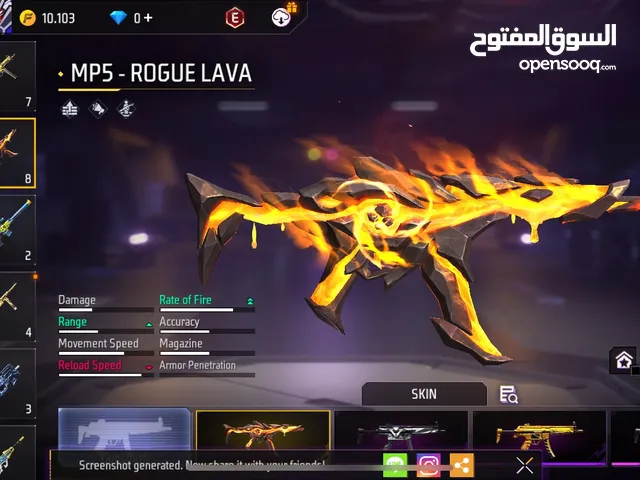 حساب فري فاير للبيع والسعر قابل للتفاوض والحساب اكثر من رائع ومتعوب عليه