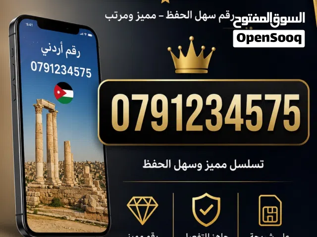 Zain VIP mobile numbers in Amman