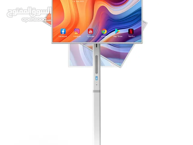 21 Inch Incell Screen Monitor, Portable Smart Touch Panel, UHD 4K TV Displays with Mobile Stand