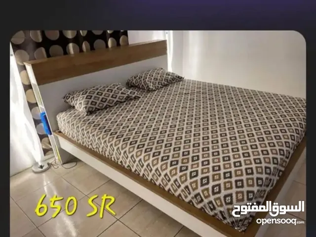 Queen Size bed and mattress for sale with storage space 500 SAR