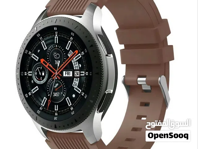 حزام لون بني متوافق مع ساعات عديدة 22mm.