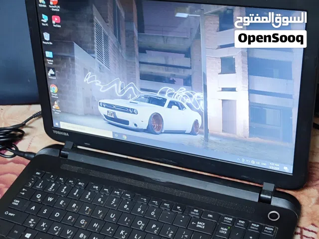 لاب توب توشيبا شغل 100% على شاحن دايرك بسعر حرق