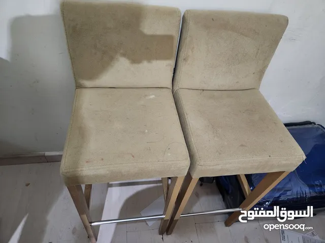 Tan cushion wooden bar chair For Safe