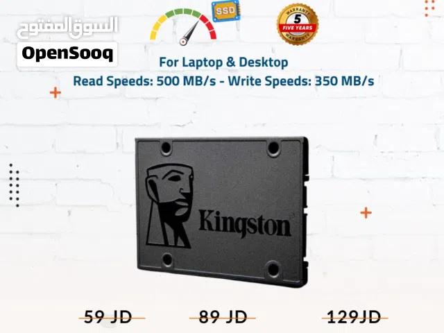 Kingston A400 SSD Hard Disk-مساحة تخزين كينجستون بافضل الاسعار