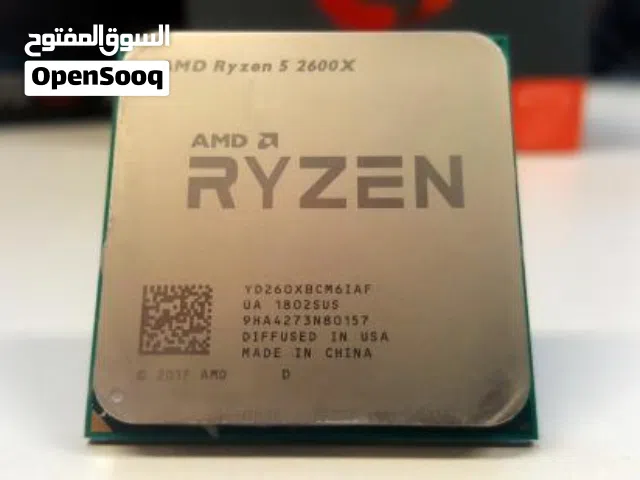 معالج AMD Ryzen 5 2600X ما شاء الله شبه جديد و نضيف  او للبدل على  معالج AMD Ryzen 5 3600