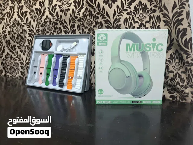 ساعة سمارت وتش مع سماعة واير ليس