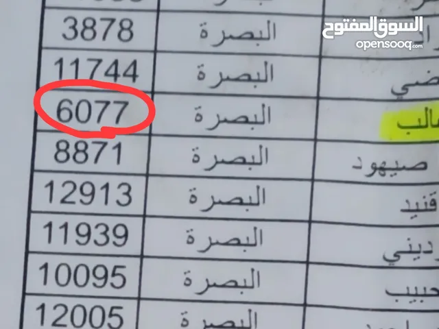 رقم مركبه مميز للبيع