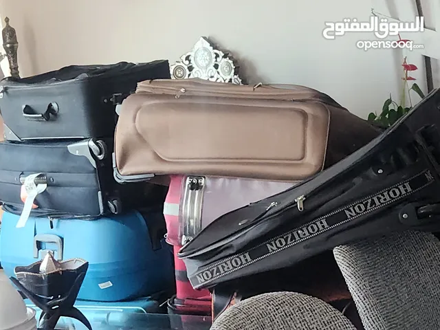 big lot of travel bags مجموعة كبيرة من شنط السفر