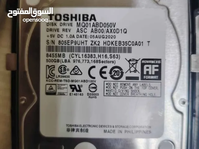 Toshiba 500GB Internal Laptop Hard Drive – Model MQ01ABD050V