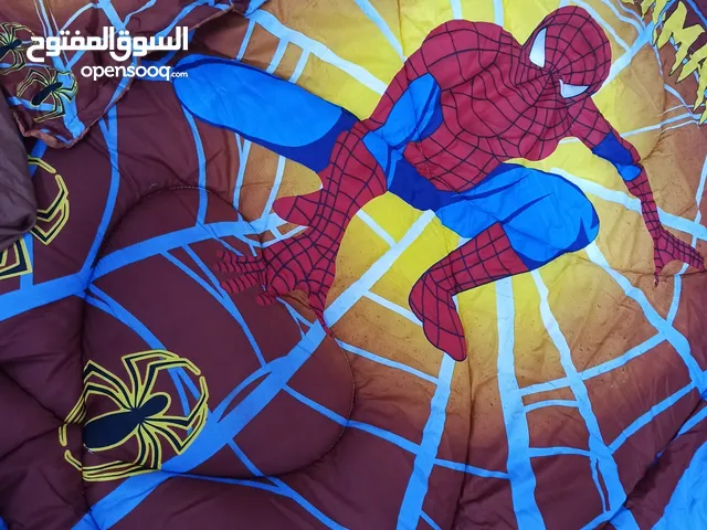 شراشف غرف نوم للاطفال سرير مفرد الأشكال : سبايدر مان و سوبنج بوب