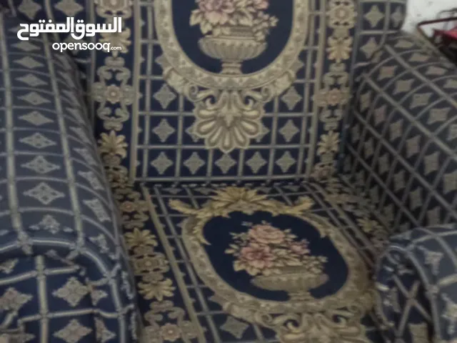طقم كنب 7مقاعد غرفة جلوس +بوفيه طابقين خشب تقيل