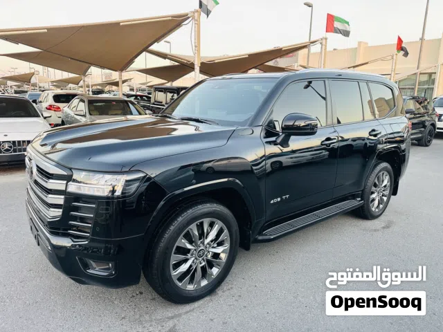 تويوتا لاند كروزر GXRV6 تيربو خليجي 2024 صبغ وكاله وتشيكات وكاله نظيفه جدا