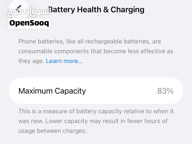 Iphone 11 Pro Max, 512 GB and 83% Battery Condition.