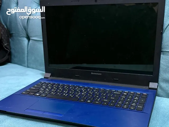 للبيع لابتوب لينوفو بحاله جيده اللون ازرق