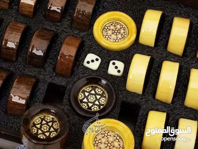 شراء أحجار طاولة الزهر من خشب الجوز والراتنج، أحجار نرد فاخرة بمعايير عالية **Backgammon**