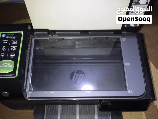 طابعه hp officejet A 7500 للبيع مستعمله اشي بسيط ينقصها الاسلاك والكوابل