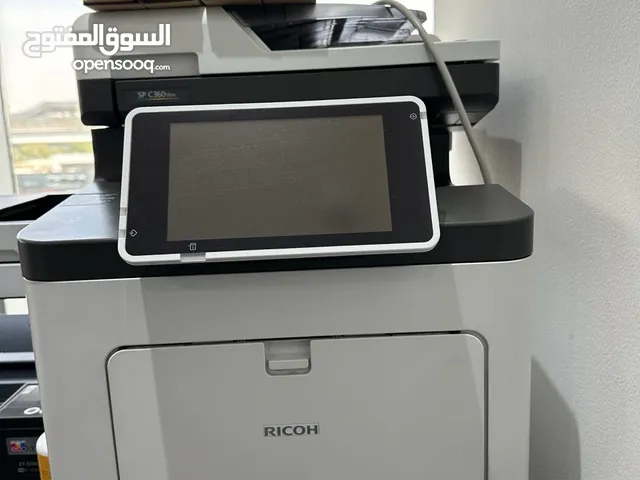 Selling used - Ricoh SP C360SNw multifunction printer with Cartridges'