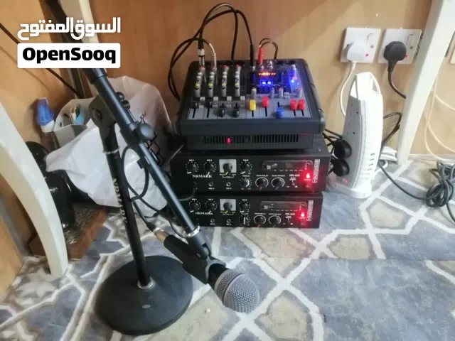 بيع وتركيب وصيانة أنظمة الصوتيات مهندس الصوت سماعات مكسرات أمبليفايرات