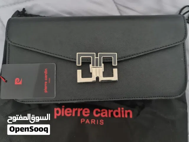 Pierre Cardin Black Leather Handbag – Excellent Condition – Authentic