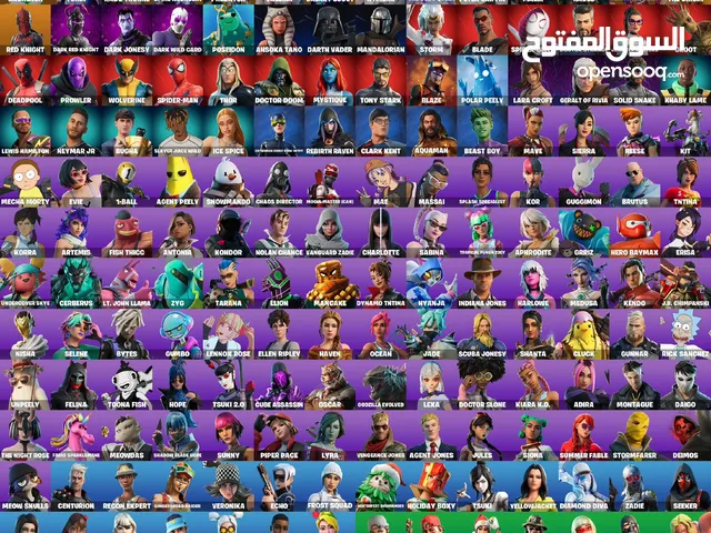 حسب فورت نايت 190 سكن فيه اكس كريتوس واكس الكاندي للبيع