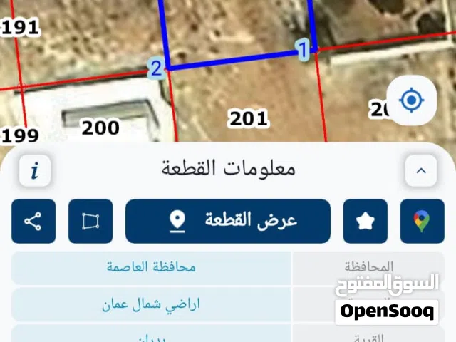 Residential Land for Sale in Amman Shafa Badran