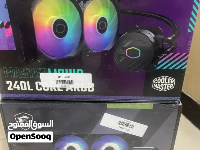 مبردات مائية جديدة Msi+Cooler Master