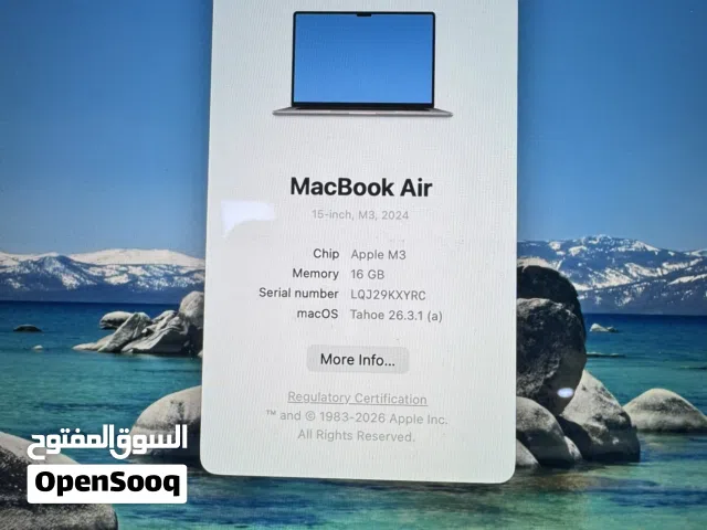 macOS Apple for sale  in Baghdad