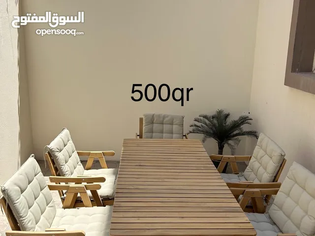 IKEA table with 5 chairs with mattress