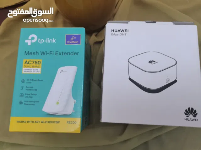 أجهزة تقوية إنترنت (TP-Link + Huawei) جديدة بالكرتونة - العقبة