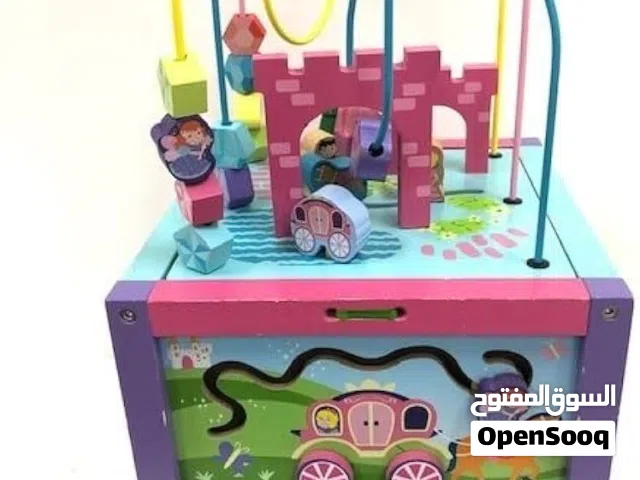 مكعب الأنشطة  المنتسوري  مكعب تفاعلي تعليمي  مناسب للروضات والحضانات فما فوق